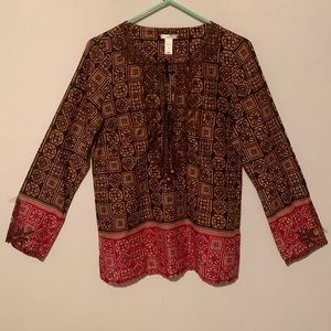 Old Navy Vintage Boho Embroidered Tunic